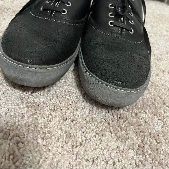 UGG Australia Mens Black Garrick Decorative Leather Welt Shoes US 10.5